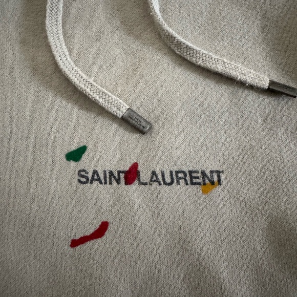 Saint Laurent Off-White Hoodie - Picture 3 of 5